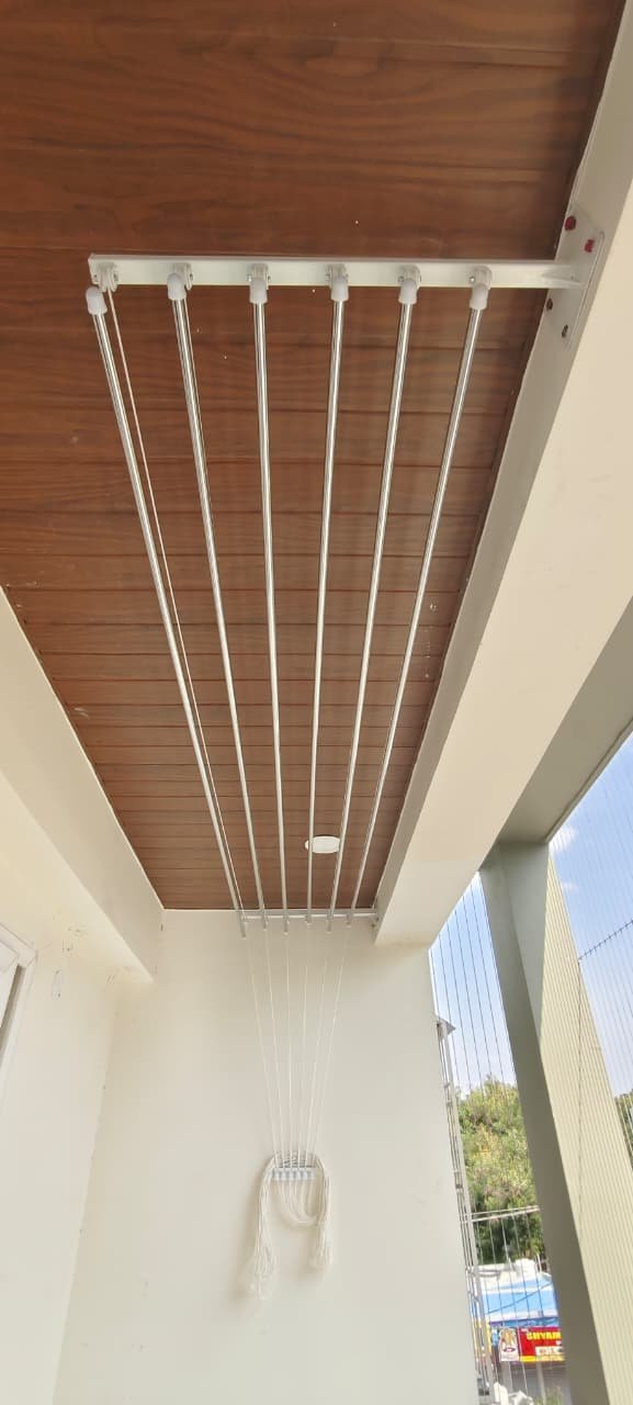 Installation — ceiling cloth hanger installation step