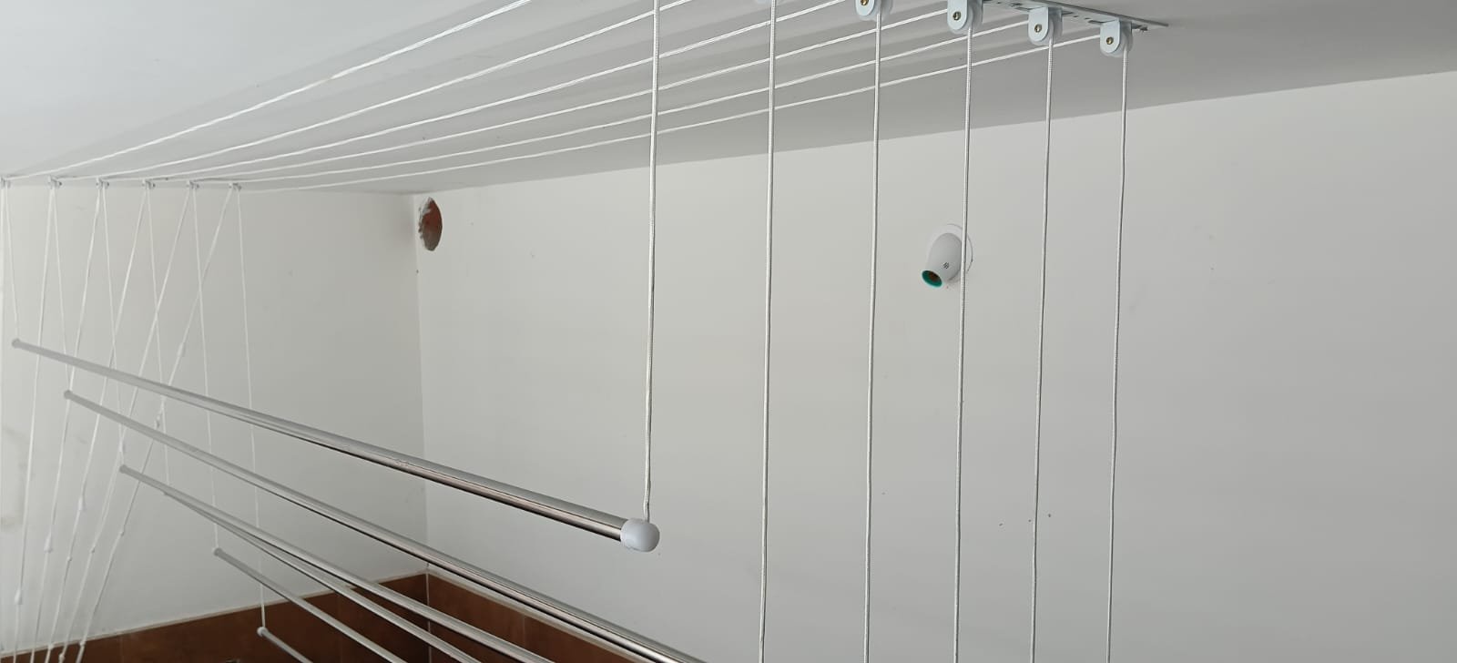 Pulley & Nylon Rope Set — ceiling mounted cloth drying hanger in Hyderabad