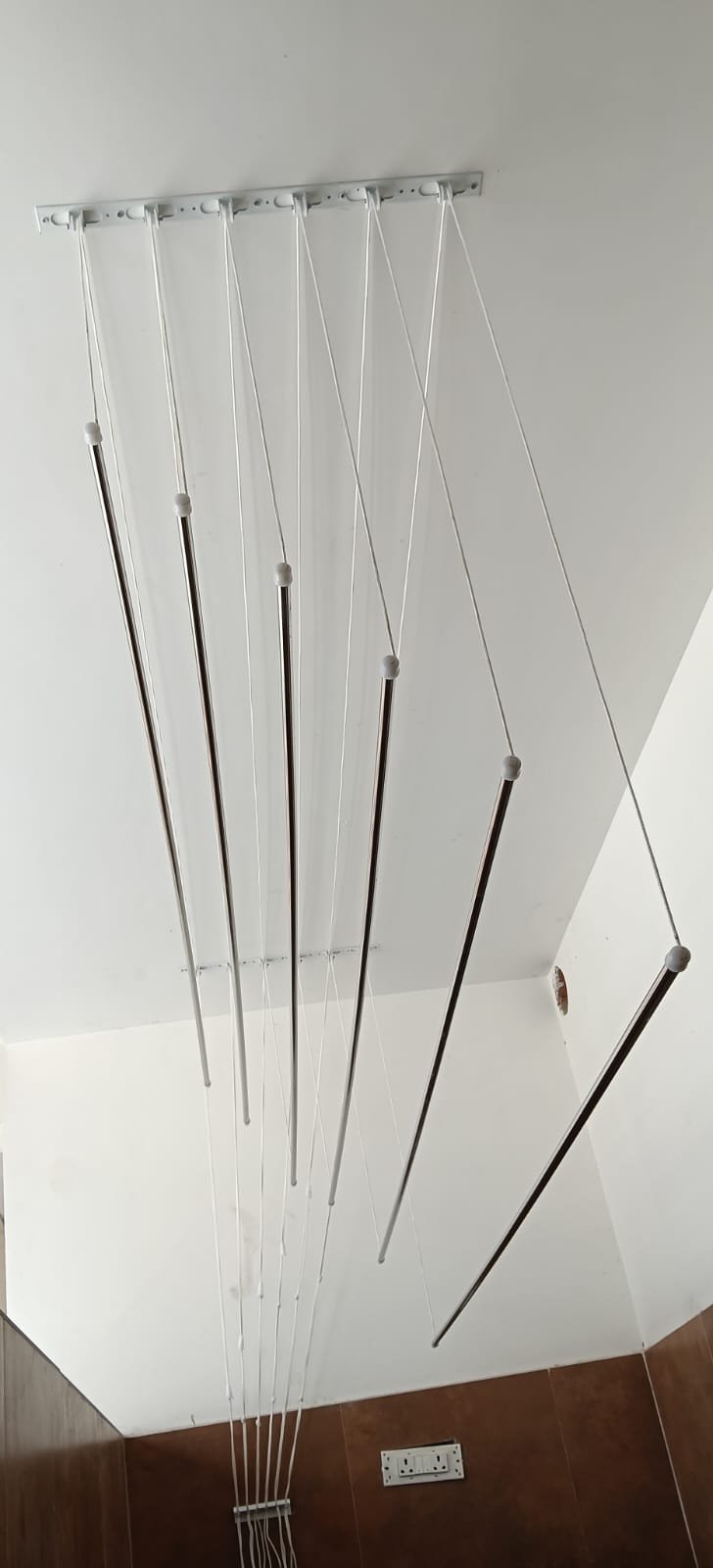 Ready to Use — ceiling cloth hanger installation step
